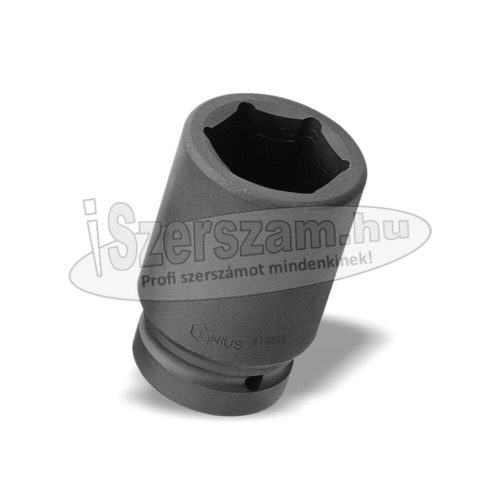 GENIUS TOOLS Légkulcsfej, gépi dugókulcsfej 1" 6 lapú, hosszú 46mm 849546