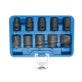   BGS TECHNIC Légkulcsfej, gépi dugókulcsfej készlet 1/2" 10 részes 10-24mm metrikus rövid 5205