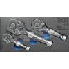 BGS TECHNIC Crowa racsnis kulcs készlet MINI 3 részes 72 fogas 215