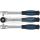BGS TECHNIC Crowa racsnis kulcs forgónyelű 1/4" 105