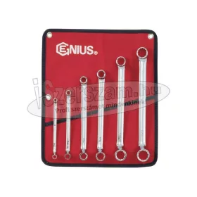   GENIUS TOOLS Csillag-csillagkulcs készlet hajlított 6 részes colos DE-706S