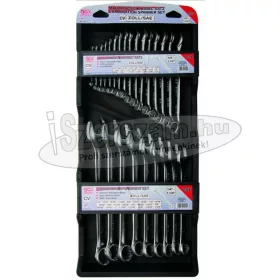   BGS TECHNIC Csillag-villáskulcs készlet 1/4"-1 1/4" 25 részes colos 30101