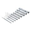 BGS TECHNIC Csőkulcs készlet 6-22mm 8+1 részes kovácsolt 1218