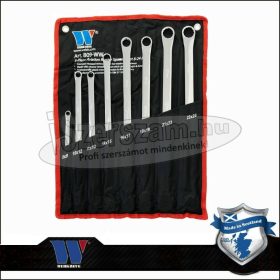   WELZH WERKZEUG Csillag-csillagkulcs készlet egyenes extra-hosszú 8 részes 8-24mm 809-WW