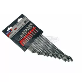   GENIUS TOOLS Csillag-villáskulcs készlet 1/4"-7/8" 11 részes colos HS-011S2