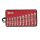 GENIUS TOOLS Csillag-villáskulcs racsnis készlet 11 részes 8-19mm mattított GW-7211M
