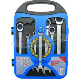   BGS TECHNIC Csillag-villáskulcs készlet racsnis 7 részes 8-19mm 1596