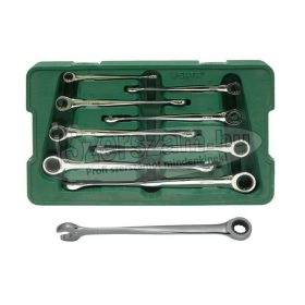   SATA Csillag-villáskulcs készlet racsnis 8-19mm 8 részes extra hosszú, 90°-ban csavart 109973