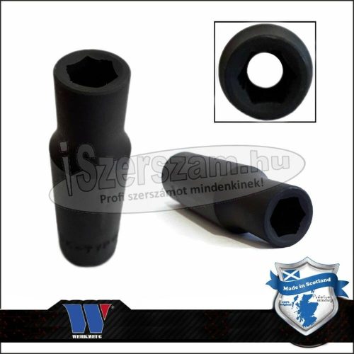WELZH WERKZEUG Lok-Typ Légkulcsfej gépifej 1/2" 12mm hatlapú hosszú 1095-3-WW