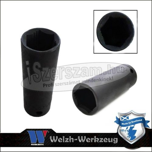 WELZH WERKZEUG Lok-Typ Légkulcsfej gépifej 1/2" 24mm hatlapú hosszú 1095-13-WW