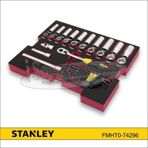 STANLEY Szerszámkészlet TSTAK tálcán 3/8" 38 részes FMHT0-74296