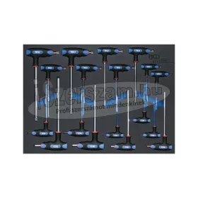   BGS TECHNIC T-fogós imbusz+torx csvarhúzó készlet 18 részes 1/1 4010