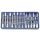 GENIUS TOOLS rátűzőkulcs készlet imbusz colos 3/8"+1/2" 24 részes 1/3 BS-3424H