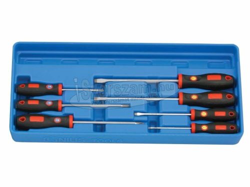 GENIUS TOOLS csavarhúzó készlet SL+PH 7 részes 1/3 TR-507S