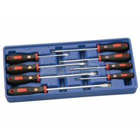   GENIUS TOOLS csavarhúzó készlet SL+PH+PZ 8 részes TR-508Z