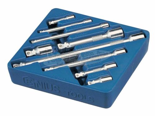 GENIUS TOOLS toldószár-billenős készlet 9 részes 1/4+3/8+1/2" 1/6 BE-2349