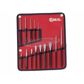   GENIUS TOOLS Vágó-kiütő-pontozó készlet 14 részes metrikus PC-514M