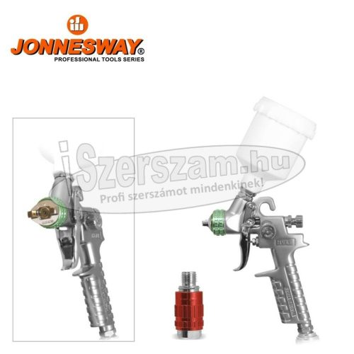 JONNESWAY TOOLS Festékszóró pisztoly, felsőtartályos 0,8mm 0,25L mini HVLP JA-HVLP-6112