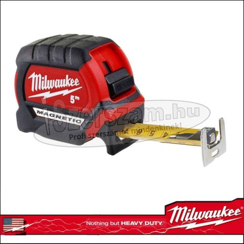 MILWAUKEE Mérőszalag 5m x 27mm gumírozott mágneses 4932464599