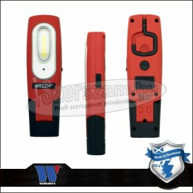   WELZH WERKZEUG Szerelőlámpa LED SMD+1W lámpa akkus USB Sirius mini 790-WW