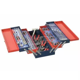   GENIUS TOOLS Szerszámos láda szerszámokkal 110 részes metrikus MS-110TS