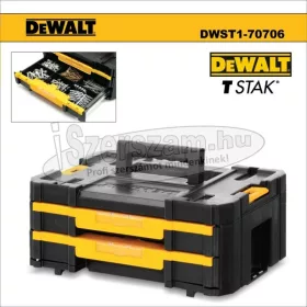   DEWALT Szerszámos láda 8L szortimenter TSTAK IV DWST1-70706