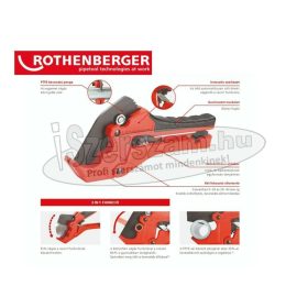   ROTHENBERGER Tömlővágó szerszám ROCUT TC-42 0-42mm Profi 1000003011