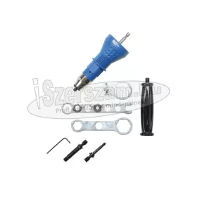   BGS TECHNIC Szegecsanyahúzó adapter fúrógéphez-behajtóhoz, 8 részes készlet 9655