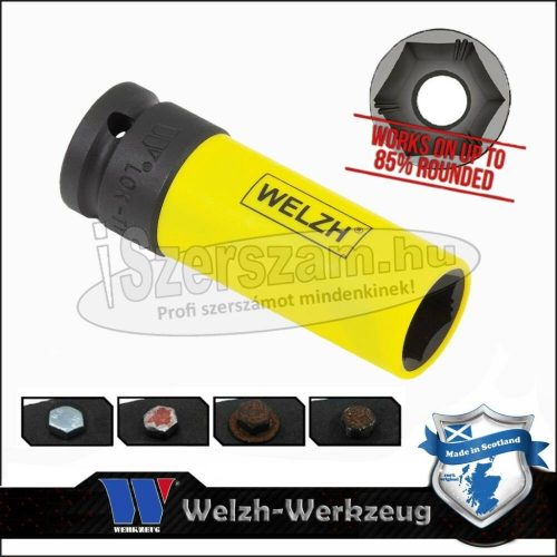 WELZH WERKZEUG Légkulcsfej 1/2" alufelnihez 19mm Lok-Typ 2661-19-WW