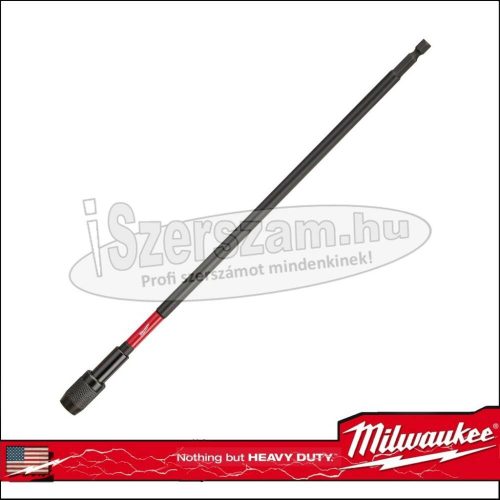 MILWAUKEE Bit tartó, gyorsváltós, ipari 1/4" mágneses 305mm 4932471825