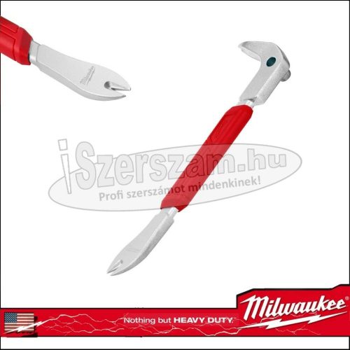 MILWAUKEE Pajszer szeghúzó 9" 229mm gumi bevonattal 4932478249