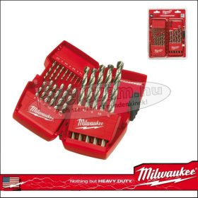   MILWAUKEE Csigafúró készlet HSS-G 19 részes 1-10/0,5mm 4932352374