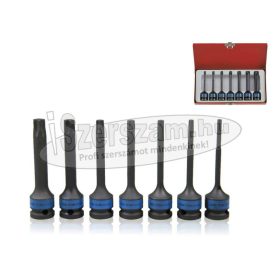   KING TONY Légkulcsfej készlet 1/2" torx 7 részes 4467PP