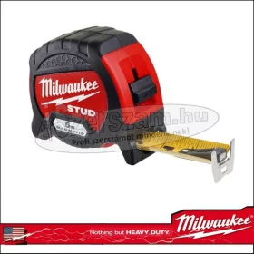   MILWAUKEE Mérőszalag 5m x 33mm gumírozott, széles STUD II 4932471626