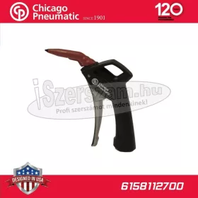  CHICAGO PNEUMATIC Lefújó pisztoly profi, hajlított Standard Hangtompítós 6158112700