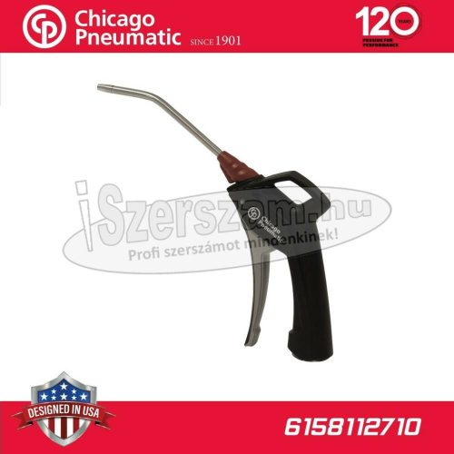 CHICAGO PNEUMATIC Lefújó pisztoly profi, hajlított Hosszított 6158112710