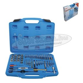   BGS TECHNIC Menetfúró, menetmetsző készlet colos UNC+UNF 2,18-11,50mm 56 részes 70105