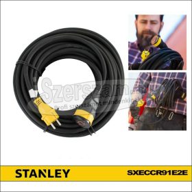   STANLEY Hosszabbító gumikábel 20m 3x2,5mm² IP44- kültéri, beltéri SXECCR91E2E