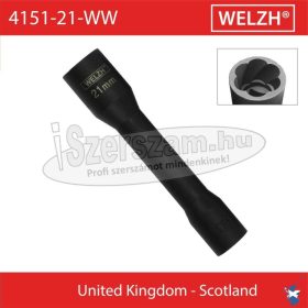   WELZH WERKZEUG Csavarkiszedő és kerékőr leszedő kulcs 1/2" hosszú 21mm 4151-21-WW