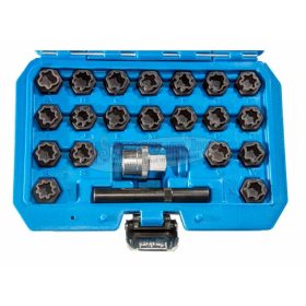   MLC-TOOLS Kerékőr/anyacsavar kulcs készlet Audihoz 22 részes MK6146