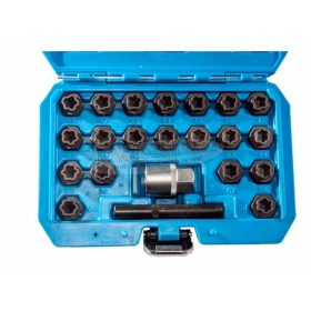   MLC-TOOLS Kerékőr/anyacsavar kulcs készlet BMW-hez 1/2" 22 részes MK6145