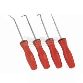   GENIUS TOOLS Tömítés kiszedő-kaparó szerelőkampó készlet 4 részes mini PK-AHP4