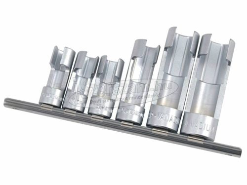 ELLIENT TOOLS Dugókulcs - crowafej készlet 3/8"-1/2" speciális végig nyitott 10-19mm AT1195