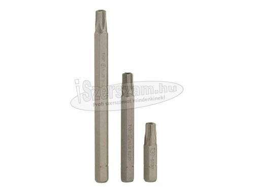 GENIUS TOOLS Bit ötágú torx T8-T55x88mm furatos