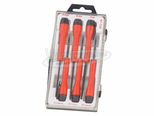 GENIUS TOOLS Csavarhúzó készlet mini műszerész 6 részes imbusz MT-5306