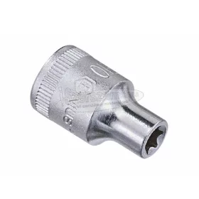   GENIUS TOOLS Dugókulcs crowafej 1/4" belső torx E4-E11