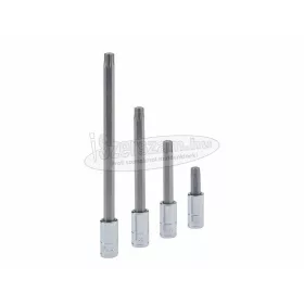 GENIUS TOOLS Rátűzőkulcs - crowa+bit 1/4" torx