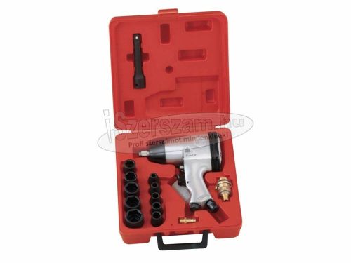 GENIUS TOOLS Légkulcs 1/2" 312 Nm 16 részes készlet TF-416K1