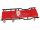 TORIN BIG RED Aláfekvő fém 6 kerekű 40" TR6455