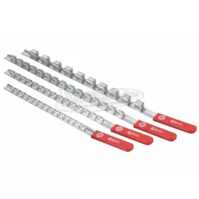   GENIUS TOOLS Dugókulcstartó sín 1/2" 15 részes 010154